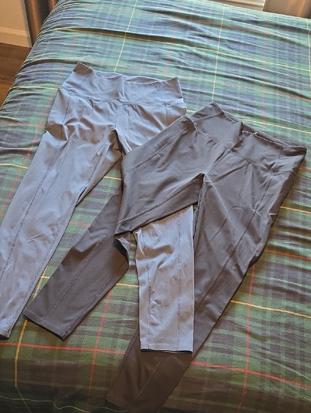 Danskin  High-Waist Leggings - Light Navy And Black 2 Pair